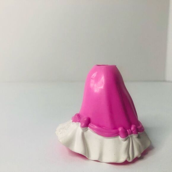 polly pocket mattel 2/2.5" rubber dress, skirt cinderella princess accessory - Picture 2 of 4